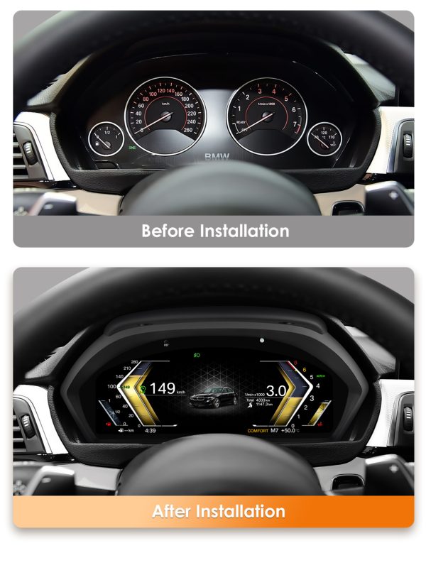 BMW 3 F30 F31 F32 F33 originalni LCD EKRAN CLUSTER 12,3" digitalni
