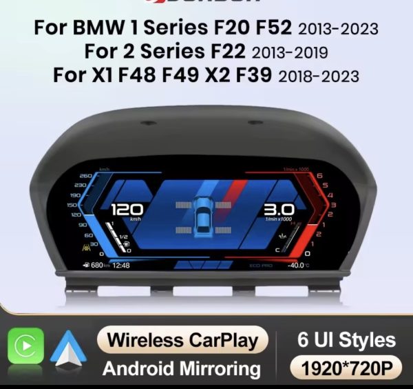 BMW 2 F22 / F39 original 12" digitalna ploča LCD CarPlay