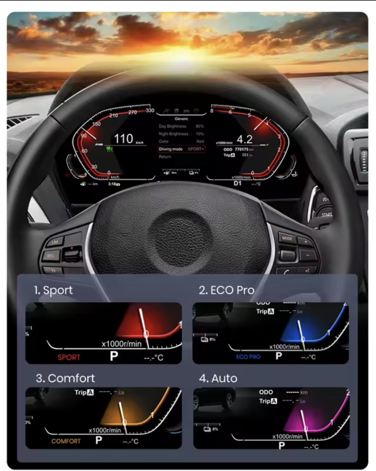 BMW 2 F22 / F39 original 12" digitalna ploča LCD CarPlay