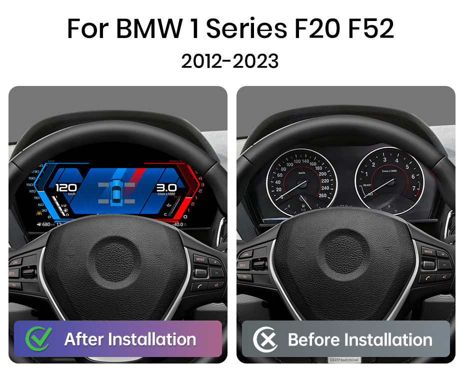 BMW F20 F22 X1 X2 originalna digitalna instrument ploča LCD 12,3" WIFI