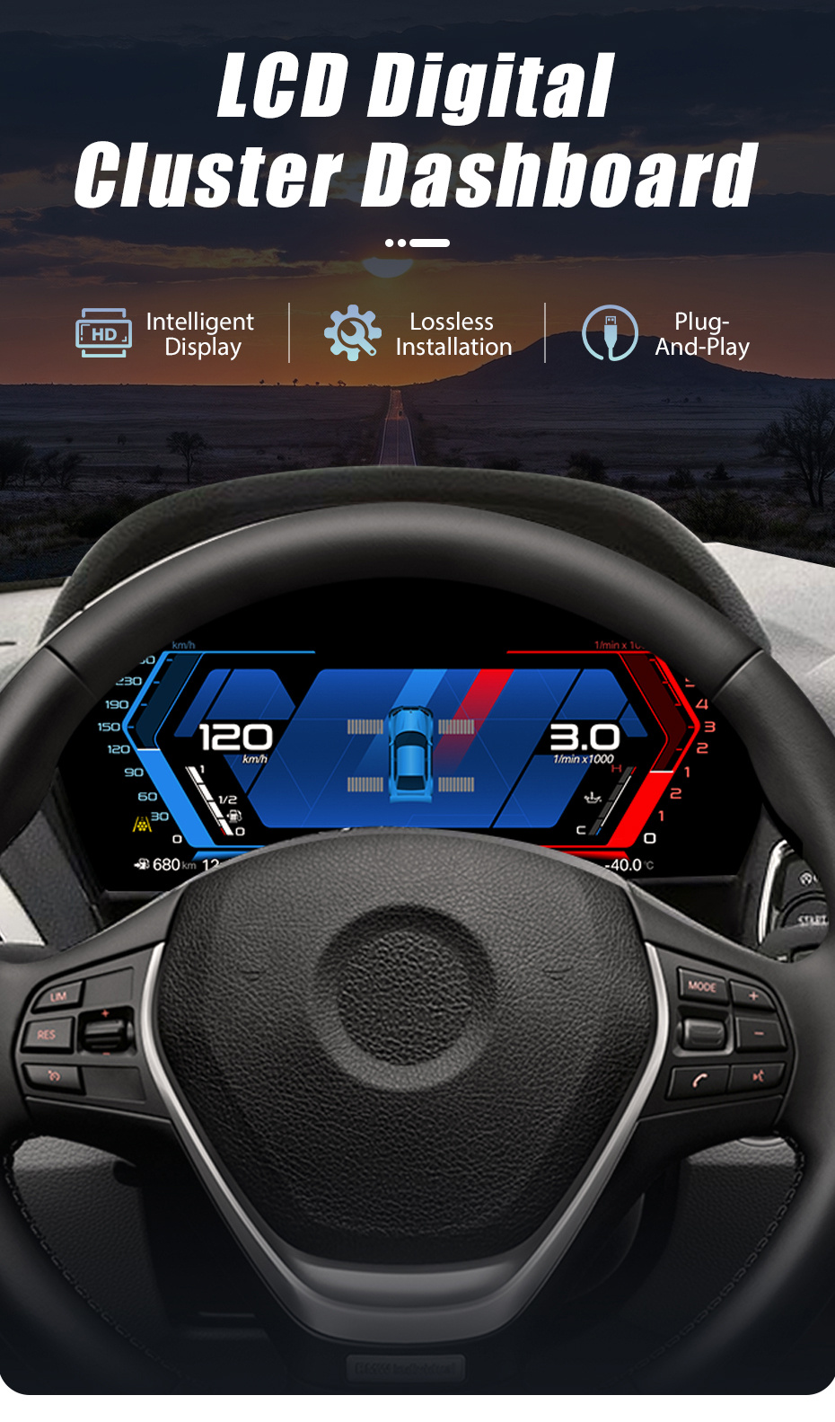 BMW F20 F22 X1 X2 originalna digitalna instrument ploča LCD 12,3" WIFI