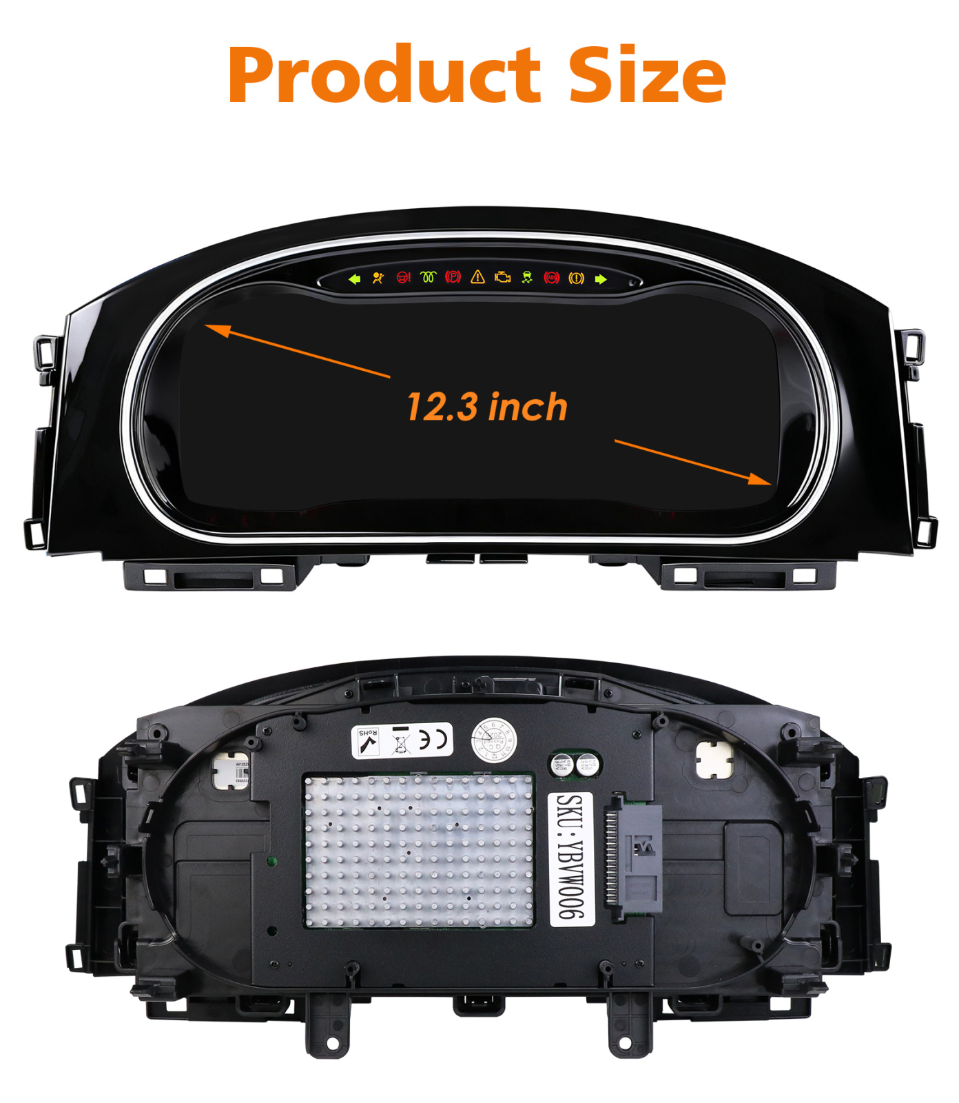 Digitalni LCD instrument / Virtual Cockpit 12.3" VW Golf 7 2014–2020