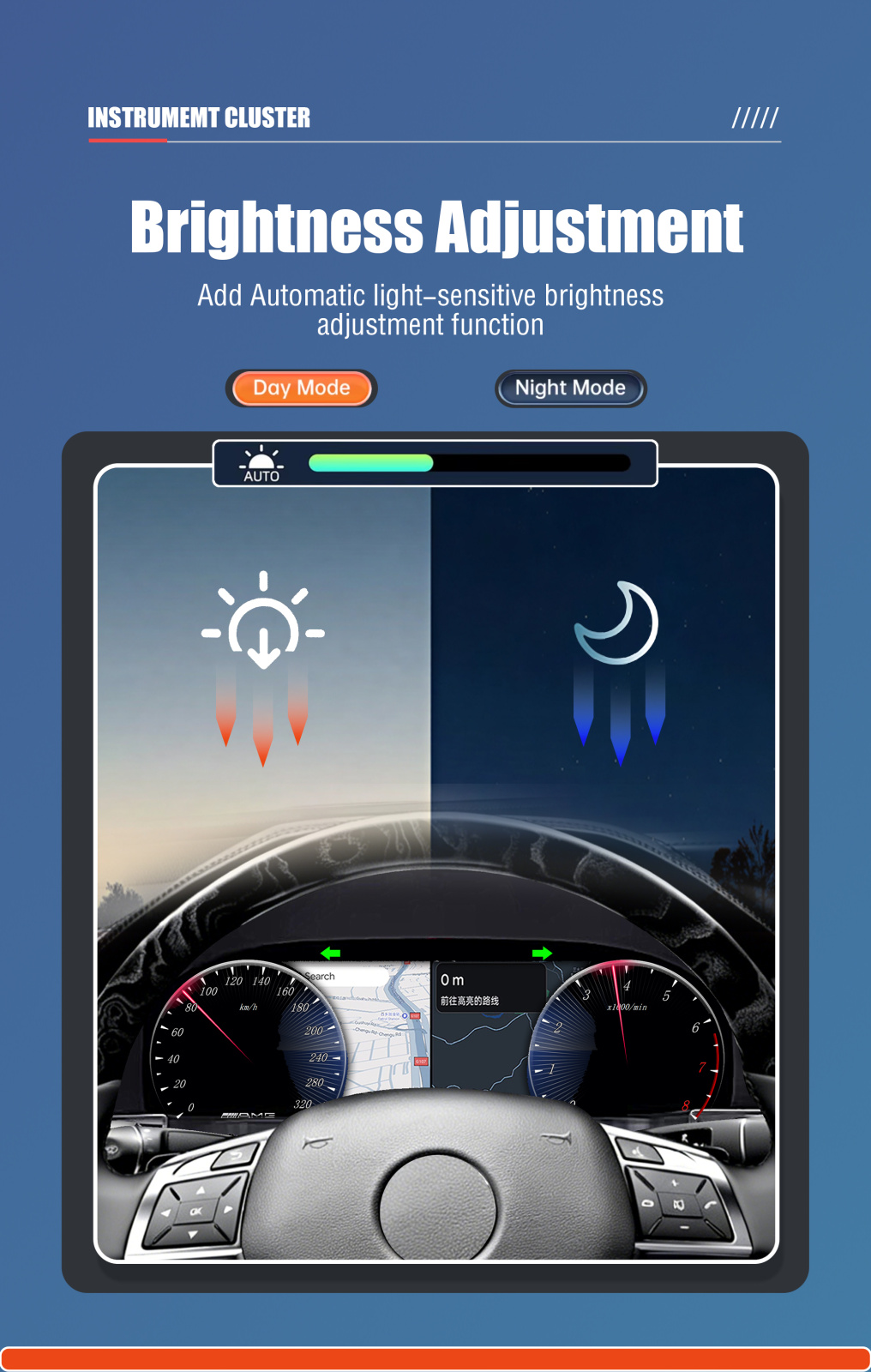 MERCEDES W212 S212 original CARPLAY LCD digitalna instrument tabla GPS