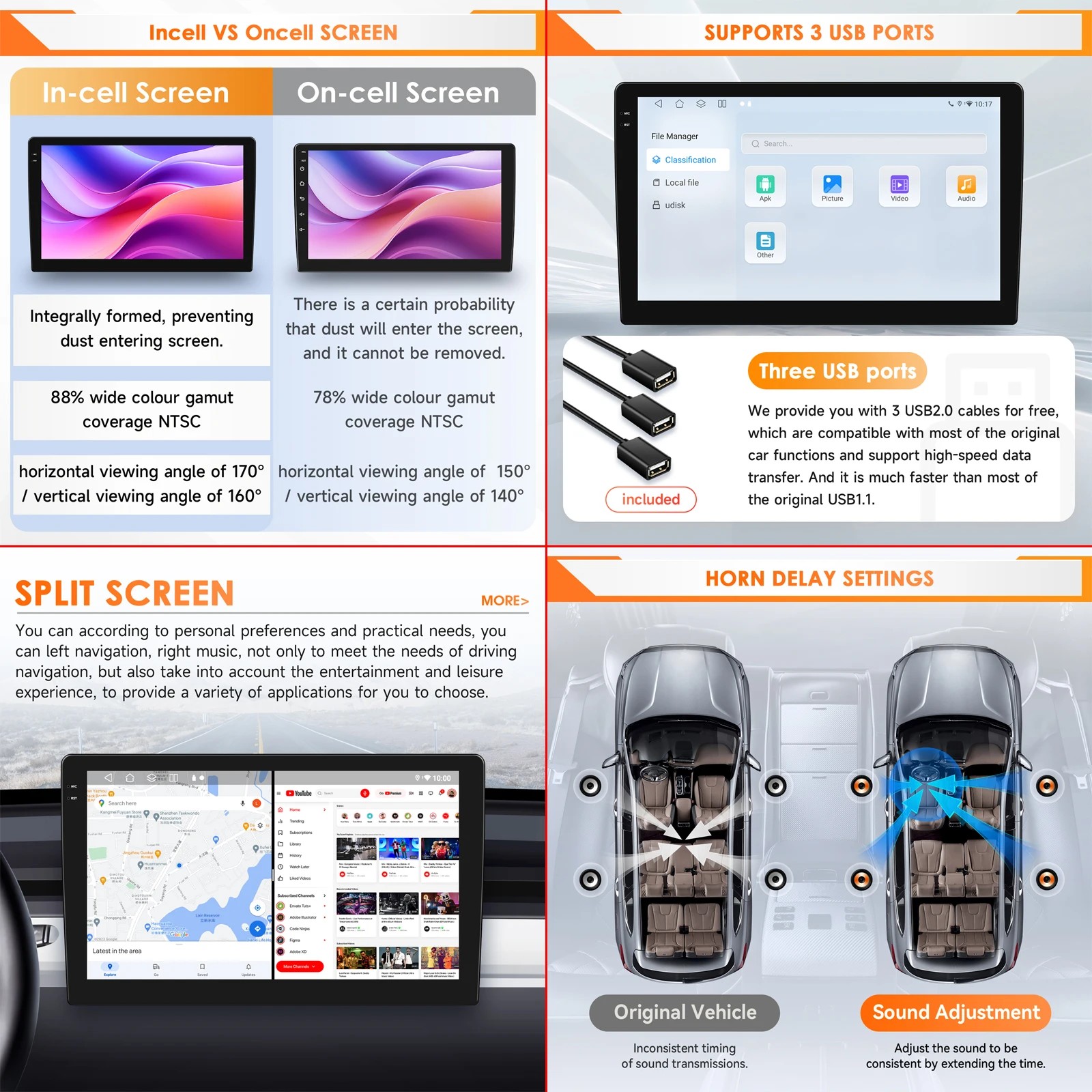 VW Caddy 2019–2024 – Android multimedija, navigacija, CarPlay, 10.1"